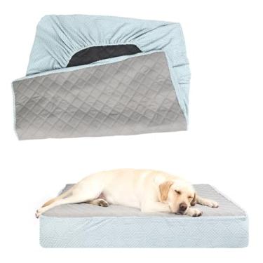 Imagem de Necesitar Capa de cama de cachorro 111 x 89 cm, impermeável, lavável, para substituição de sofás, protetor de móveis, reutilizável