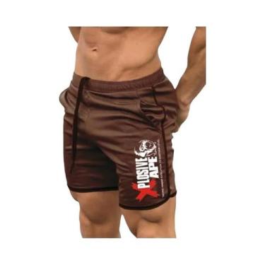 Imagem de Bermuda Masculina De Secagem Rápida Para Academia, Fitness, Corrida E 