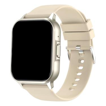 Imagem de Relógio Inteligente 1.83“ Tela HD Touch IP67 à Prova d‘Água, Bateria de 7-10 Dias, Monitoramento Esportivo, Chamadas Bluetooth, Notificações, Smartwatch (dourado)