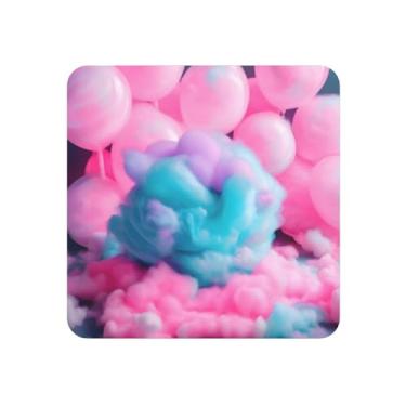 Imagem de Ímãs de geladeira rosa com estampa de algodão doce para casa, cozinha, escritório, acessórios para presente diário de inauguração de casa