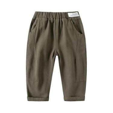 Imagem de Calças De Algodão Para Meninos Primavera Outono Roupas Para Crianças D