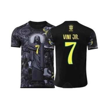 Imagem de Camiseta De Treino De Futebol 3D Jesus Redentor Brasileiro, Secagem Rá