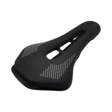 Imagem de Selim De Bicicleta Universal Em Couro PU Macio, Antiderrapante, Confor