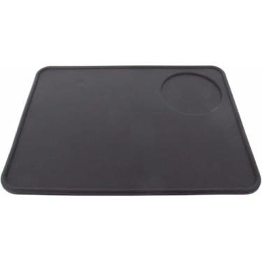 Imagem de Tapete de Aperto Café Espresso em Borracha Silicone Grau Alimentar Almofada para Macio e Flexível Fácil Limpar Sem Odor Recessos Canto 60mm Borda Elev