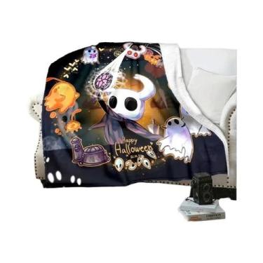 Imagem de Cobertor 3D Impresso De Cartoon Do Jogo Hollow Knight, Confortável E M