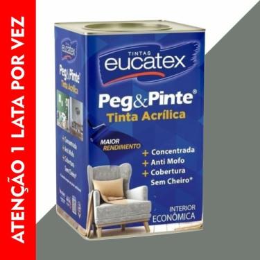 Imagem de Tinta Acrílica Eucatex 18 Litros Antimofo Peg & Pinte Cores, Noturno