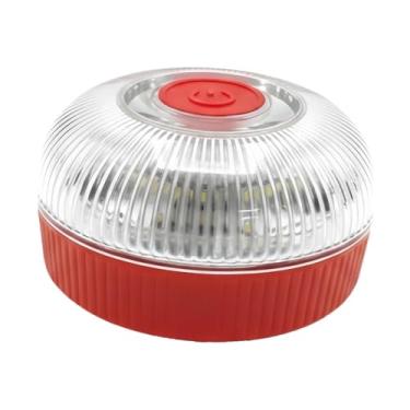 Imagem de MotiveTech Luzes LED intermitentes, luz estroboscópica portátil, compacta e recarregável, luz de emergência para carro, luzes de advertência LED para barco.