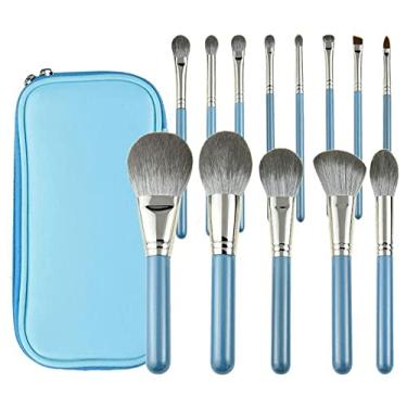 Imagem de Conjunto de pincéis de maquiagem Feiyxu 13 pçs/conjunto de pincéis de maquiagem em pó blush cabelo sintético esculpir sombra, maquiagem