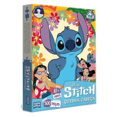 Imagem de Quebra-Cabeça Disney Stitch Edição Especial 500 Peças - Game Office