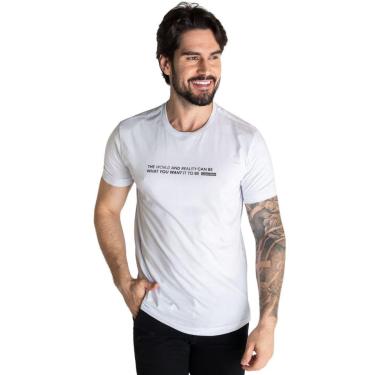 Imagem de Camiseta Calvin Klein World Reality branca-Masculino