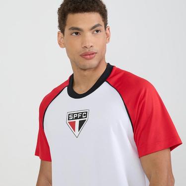Imagem de Camisa São Paulo Torcedor Raglan Dry Branca-Masculino