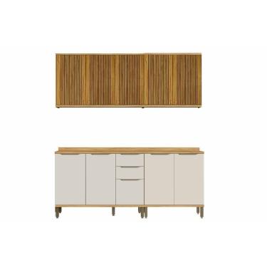Imagem de Kit Modulado Ronipa 4 Peças Sauvignon C4P245 Amendoa/Off White