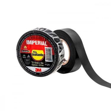 Imagem de Fita Isolante 3M Imperial 20M X 18 Hb004216360 - Kit C/10