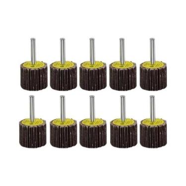 Imagem de 6mm 80  Disco De Lixa Flap Para Mini Furadeira Rotativa: Acessório Par