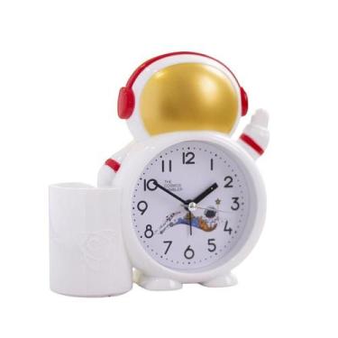 Imagem de Porta-canetas para despertador Creative Astronaut Space Themed - yiwei