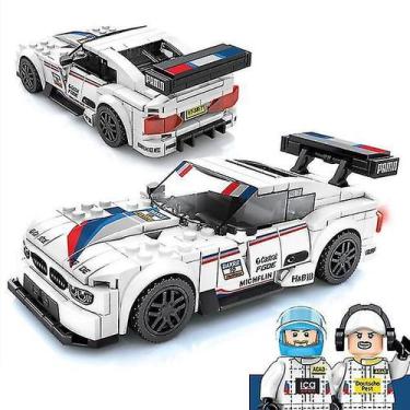 Imagem de Blocos de construção BMW M4 Supercar 329 peças compatíveis com Lego - 
