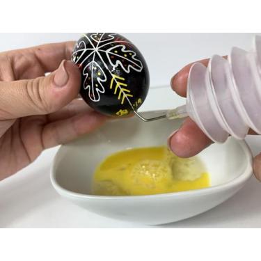 Imagem de Kit de limpeza de casca de ovo ucraniano EggCessories com bomba e plug