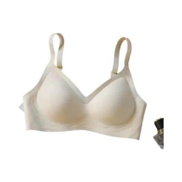 Imagem de Sutiã Esportivo Sem Costura Para Mulheres Com Efeito Push-up, Suporte 