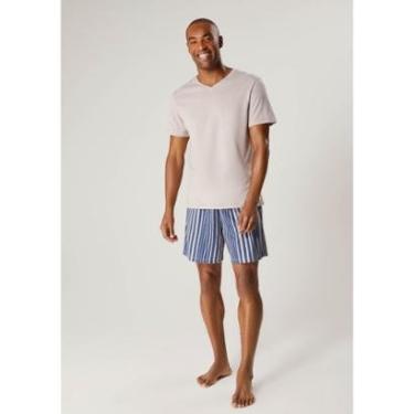 Imagem de Pijama Curto Masculino Com Samba Canção-Masculino