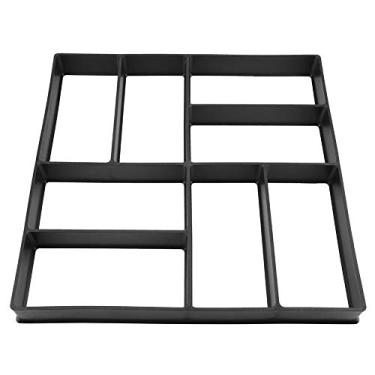 Imagem de Moldes reutilizáveis ​​para caminho de concreto para caminhadas para pavimentação de pedra para pavimentação para pátio pátio jardim faça você mesmo moldes para pavimentação para calçadas