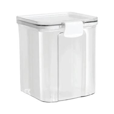 Imagem de Pote De Armazenamento Plástico Hermético, Container Selado Para Grãos 