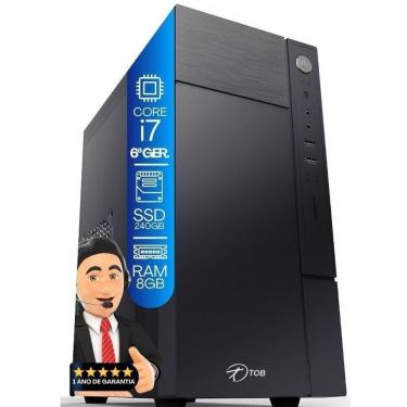 Imagem de Computador Tob Intel Core I7 6ªgeração Memória 8gb Ssd 240gb Win10 Trial Desktop Pc Cpu
