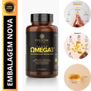 Imagem de Super omega3 tg com 1080mg óleo de peixe 180 capsulas - Beleza pura