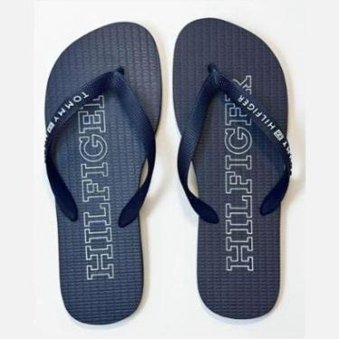 Imagem de Chinelo Tommy Hilfiger Rubber Masculino Azul Marinho-Masculino