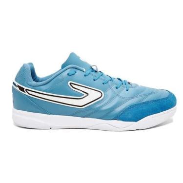 Imagem de Tenis Futsal Topper Maestro Club V Prisma, Azul, Bco, 41