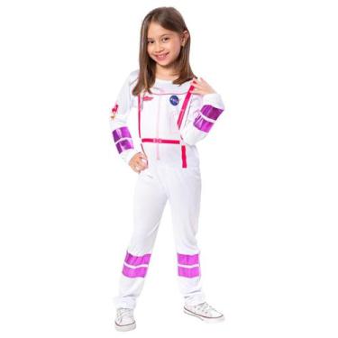 Imagem de Fantasia Infantil Astronauta Macacão Luxo Menino Menina TAMANHO:08 MEN