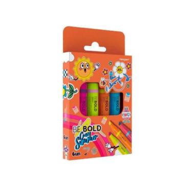 Imagem de Marca texto be bold crazy summer (6 cores) - newpen