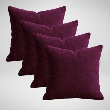 Imagem de 4 Capas de Almofada 50x50cm Decorativas Sala Sofá Quarto Cama 50x50 cm