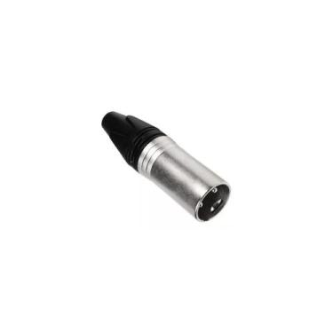 Imagem de Kit 10 plugs conector xlr canon macho/femea microfone dmx - Sem Marca