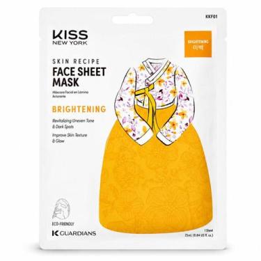 Imagem de Máscara Facial Coreana Kiss Ny Face Sheet Mask Brightening Iluminadora