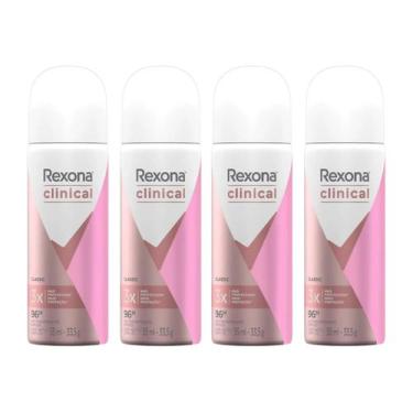 Imagem de Kit C4 Desodorante Feminino Rexona Clinical Classic 55ml
