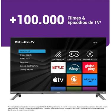 Imagem de Smart Tv 32 Philco Roku Tv Dolby Áudio Hdr10 P32crb, 32