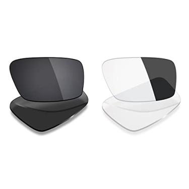 Imagem de 2 pares de lentes polarizadas de substituição da Mryok para óculos de sol Oakley Twitch – Opções