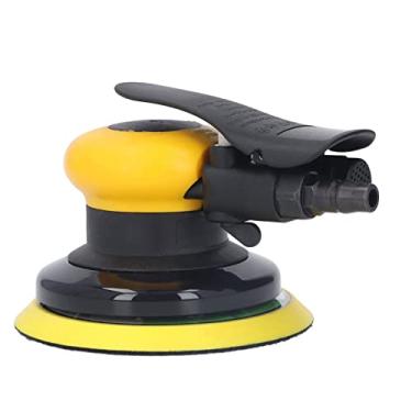 Imagem de Moedor de lixa pneumático de 12,7 cm, Lixadeira de órbita aleatória profissional com função de detritos de filtragem Lixamento a ar de baixo ruído Polidor de máquina de polimento para compostos de madeira de metal