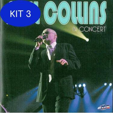 Imagem de Kit 3 Cd - Phil Collins In Concert - Usa Records