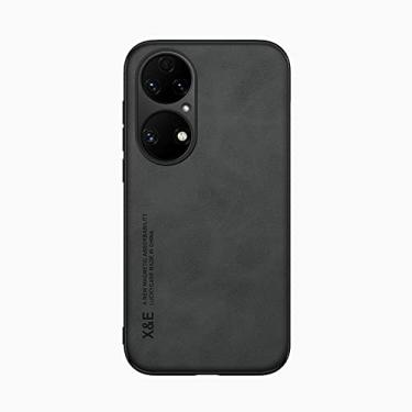 Imagem de Kepuch Silklike Capa para Huawei P50 Pro - Case Placa de Metal Embutida para Huawei P50 Pro - Preto