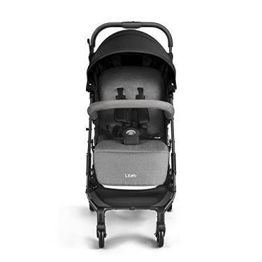Imagem de Oppa Carrinho de Bebe Compacto 0-15 Kg Preto e Cinza Litet - BB465