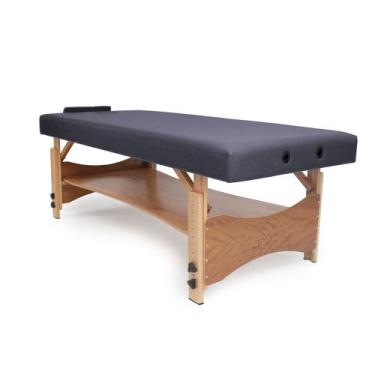 Imagem de Maca Beauty Spa Fixa com Regulagem de Altura - Arktus, Grafite