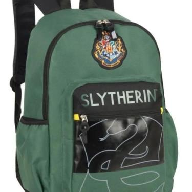 Imagem de Mochila de Costas Harry Potter Slytherin Verde Original, Verde