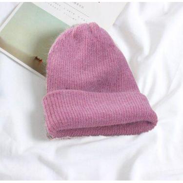 Imagem de Touca De Inverno De Pele De Coelho Real Feminino ELASHOPP
