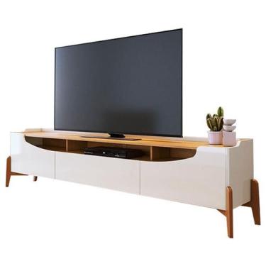 Imagem de Rack Bancada para Sala Studio 1.8 Off White Nature - Imcal