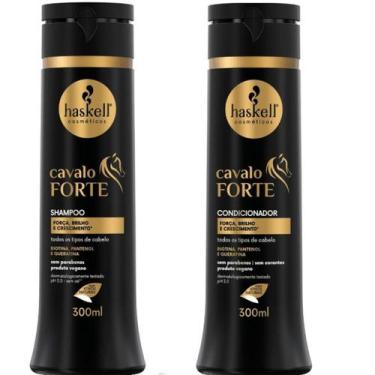 Imagem de Kit Haskell Cavalo Forte Shampoo 300ML + 1 Condicionador 300ML
