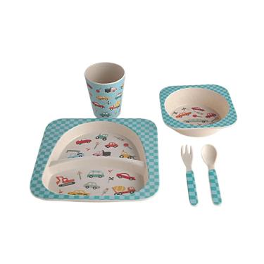 Imagem de Kit de Alimentação Melamina Fonfon c/5 peças - A\BABY