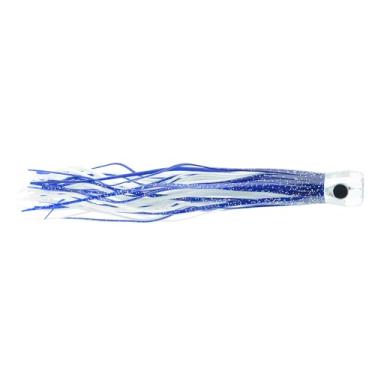 Imagem de C&H Lures Isca AlienXL, saia azul/branca, cabeça côncava, olho holograma, 26,7 cm