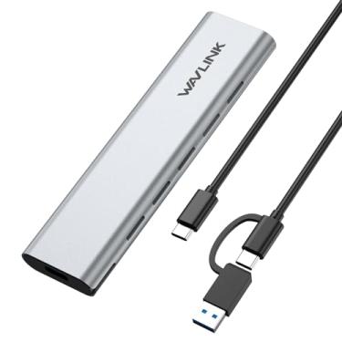 Imagem de WAVLINK Gabinete Externo De Alumínio M.2 Nvme E Sata Ssd, Usb 10 Gbps, Compatível Com Uasp Trim Para Ssds Pcie M-Key/B+M Key Nos Tamanhos 2230/2242/2260/2280, Até 8 Tb