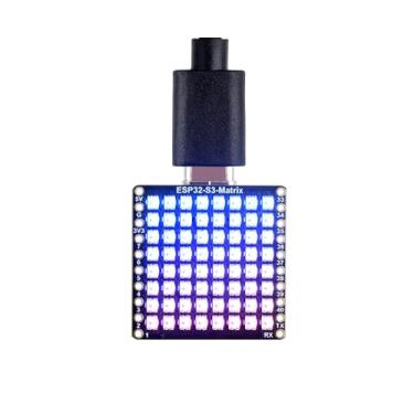Imagem de UeeKKoo Placa De Desenvolvimento Esp32-S3 Matrix Com Led Rgb 8×8 E Sensor Atitude Qmi8658C, 17 Pinos Gpio Multifuncionais, Compatível Wi-Fi/Blue-Too-Th, Processador Xtensa Lx7 Dual-Core 32 Bits